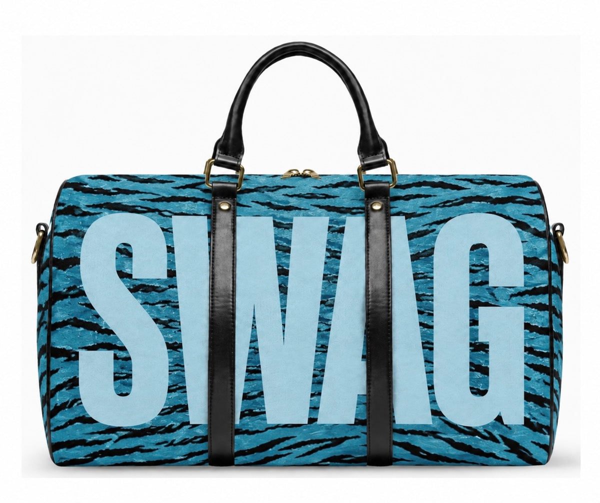 BLUE TIGER DUFFEL BAG
