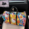 COLORFUL FLOWER DUFFEL BAG
