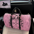 PINK CHROME DUFFEL BAG