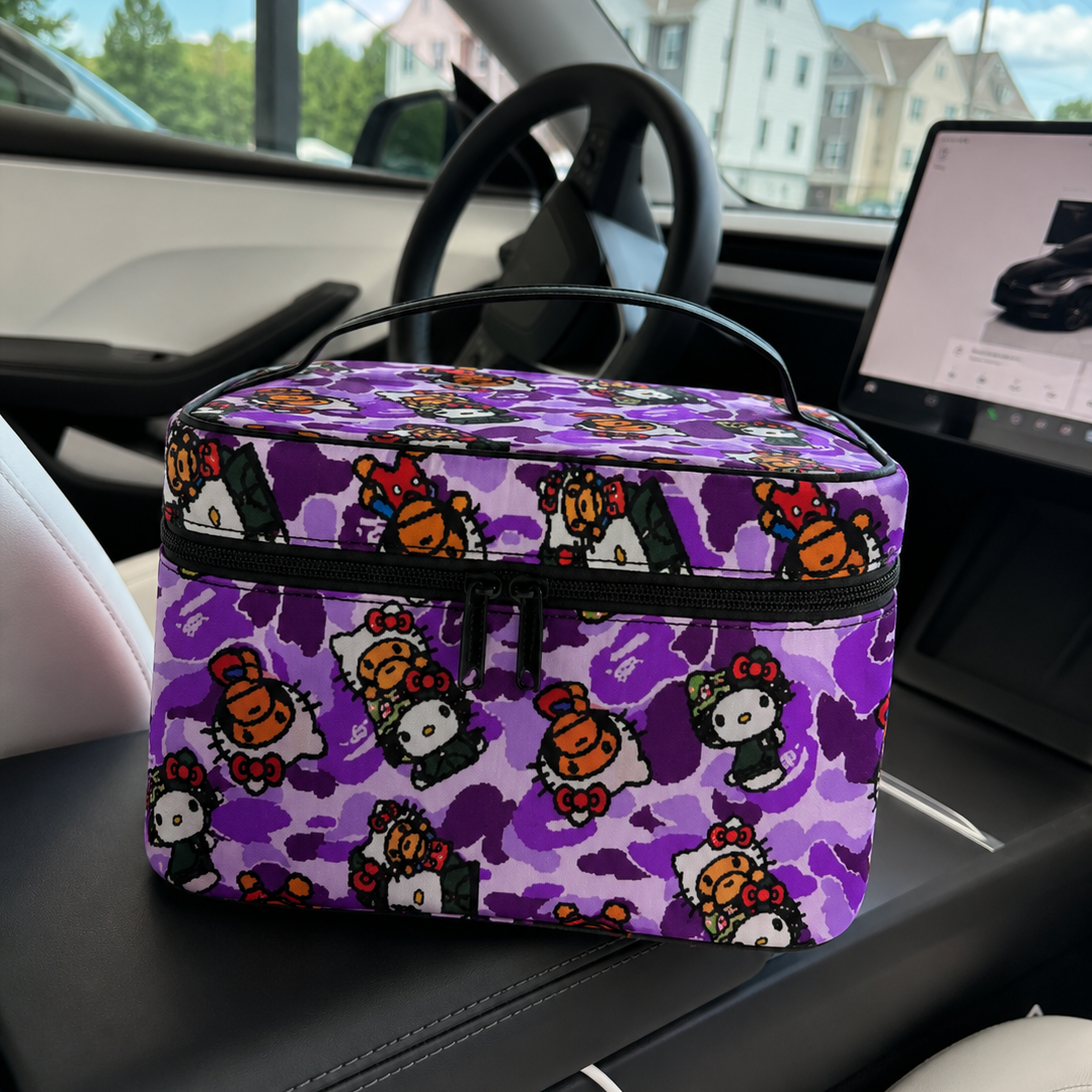 PURPLE HK BAPE MK BAG