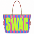 STRIPE SWAG TOTE BAG