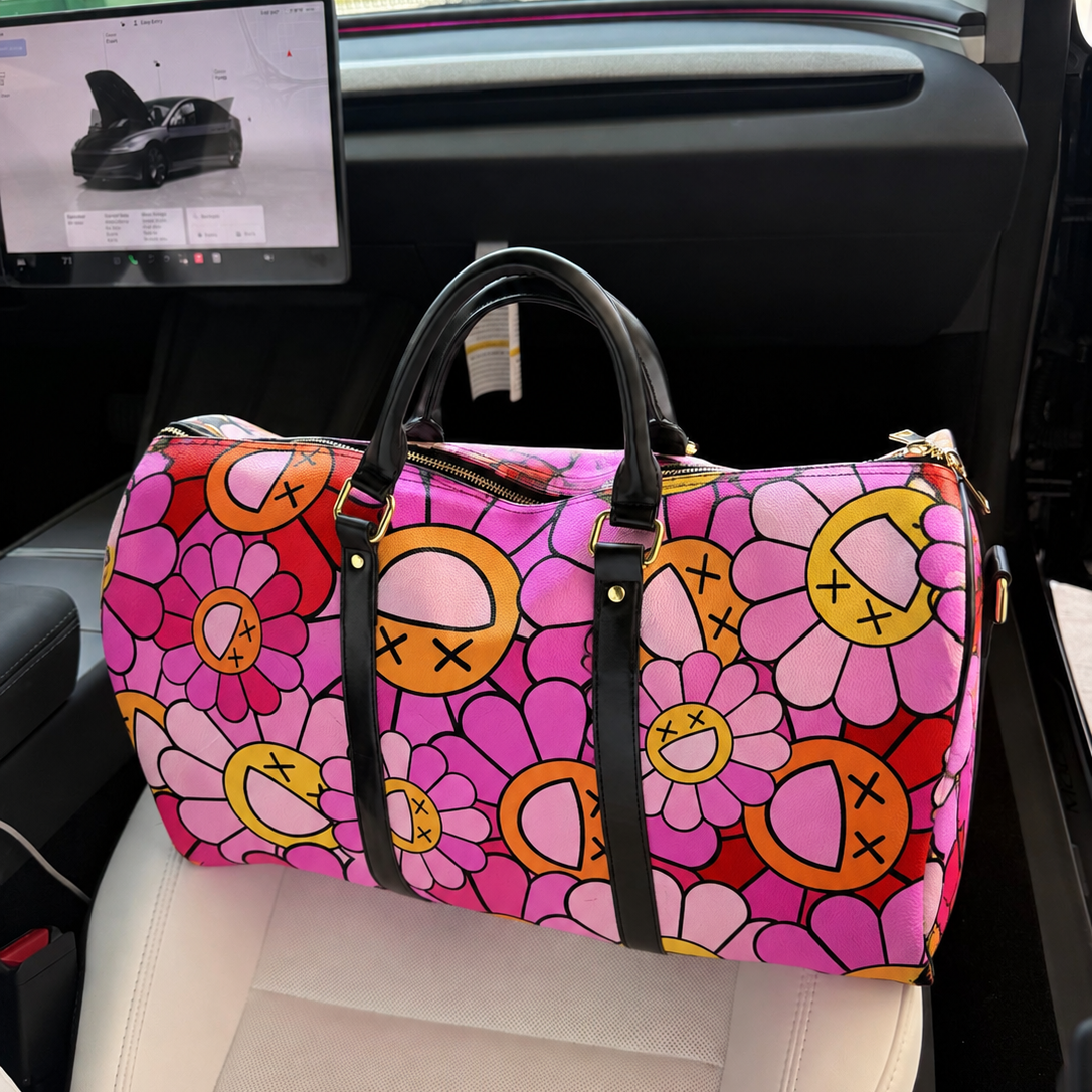 FLOWER DUFFEL BAG