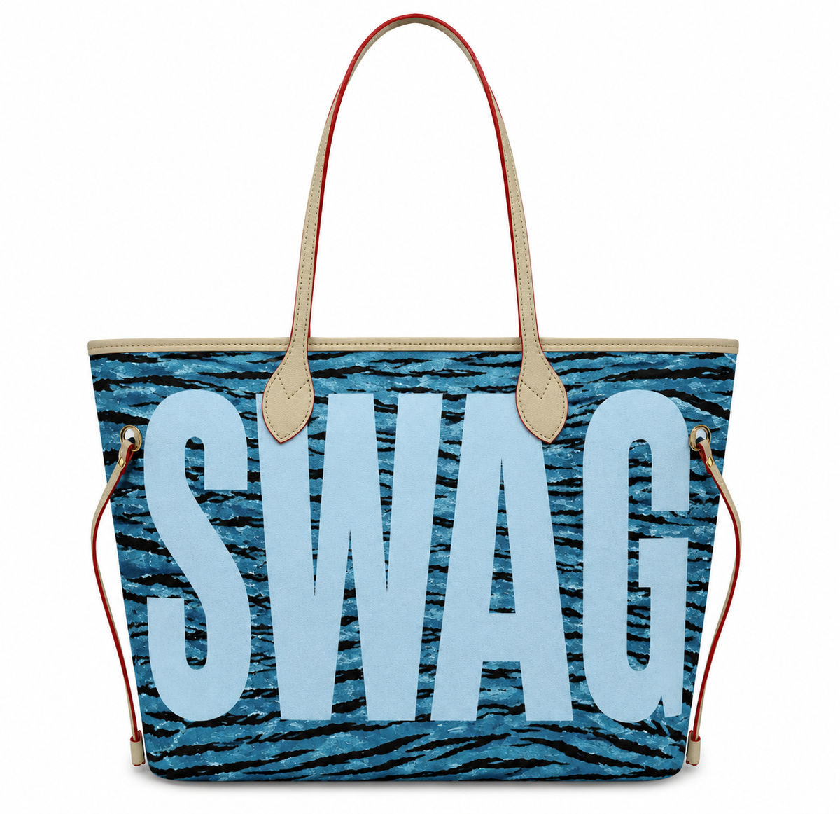 BLUE TIGER SWAG TOTE BAG